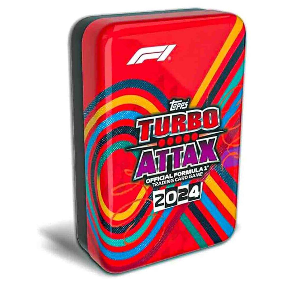 2024 Topps F1 Turbo Attax Official Formula 1 Trading Card Game Mega Tin