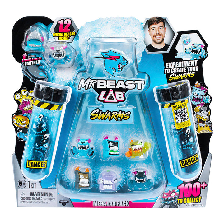 Mr Beast Lab Swarms Mega Lab Lot de 12