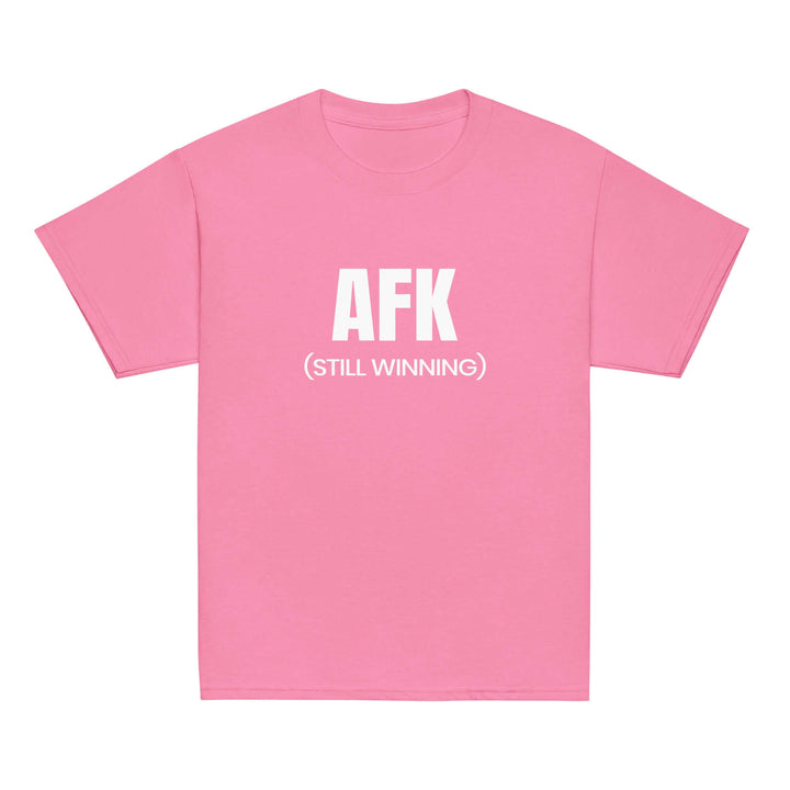 AFK Youth classic tee in pink with &