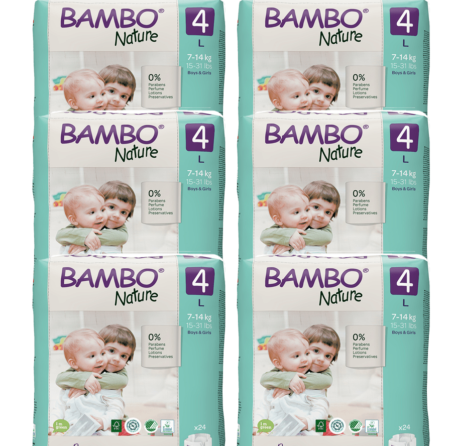 Bambo Nature| Size 4 Maxi Training Pants - 20 Pack | Earthlets.com |  | disposable nappies size 4