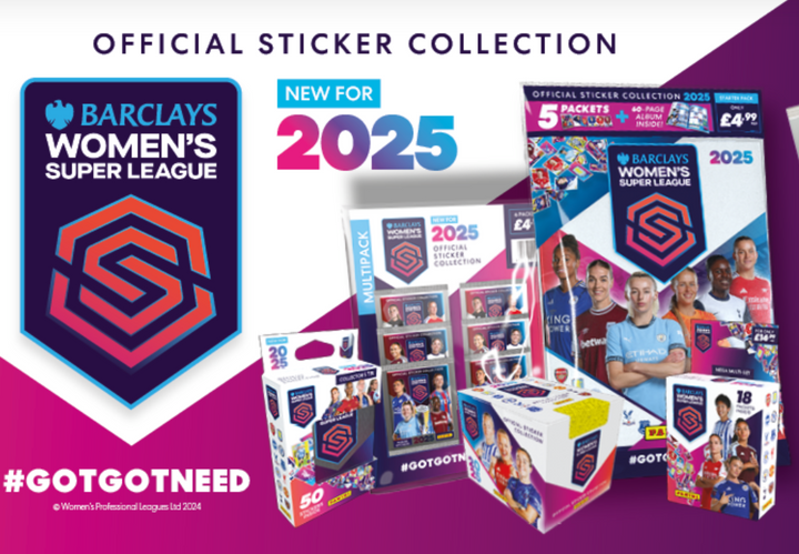 <tc>Barclays</tc> Collection Officielle d'Autocollants Women's Super League 2025