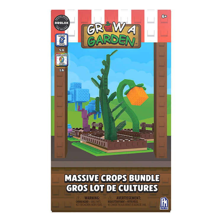 Grow A Garden Series 1 Massive Crops Bundle packaging with colorful crops and garden scene