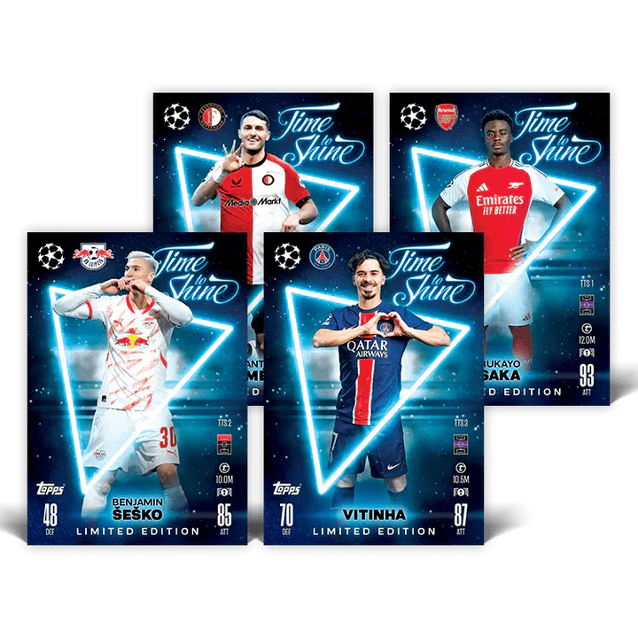 Match Attax : 24/25 méga-boîte « Time To Shine » (boîte simple)