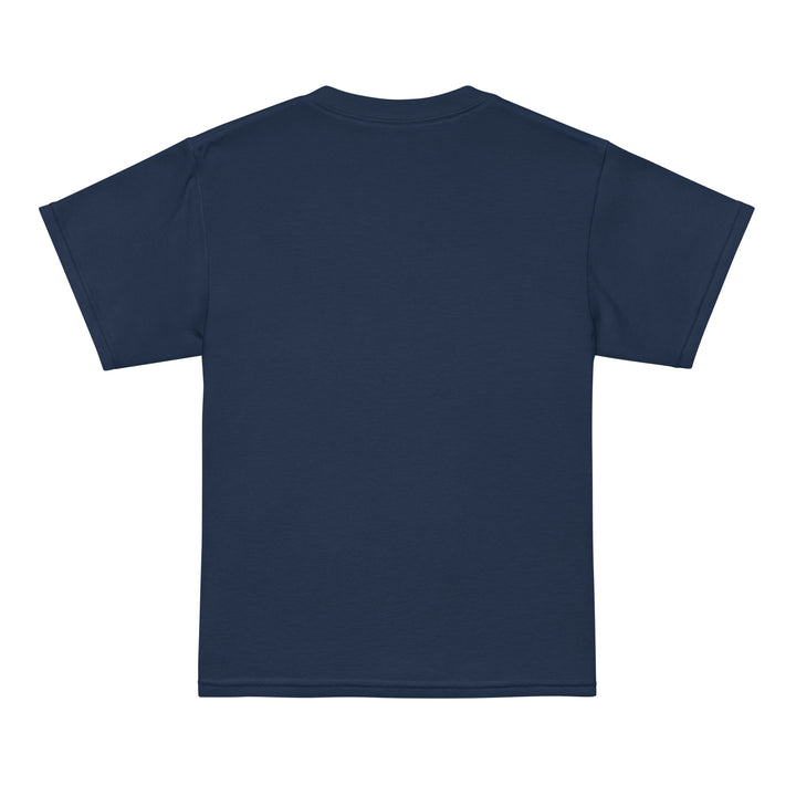 Back view of the Oddy Pro Youth t-shirt in navy, perfect for active kids, moisture-wicking fabric and modern fit.