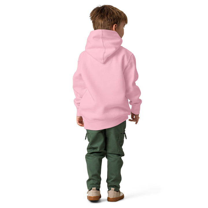XP Grinder Toddler fleece pullover hoodie in pink, perfect for keeping toddlers warm and comfy.