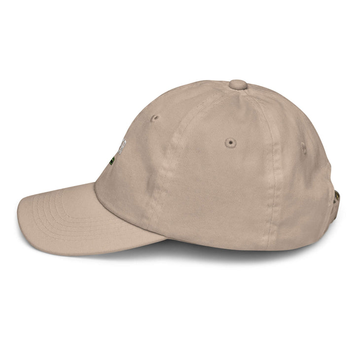 XP Grinder Youth baseball cap side view showcasing breathable design and adjustable strap.