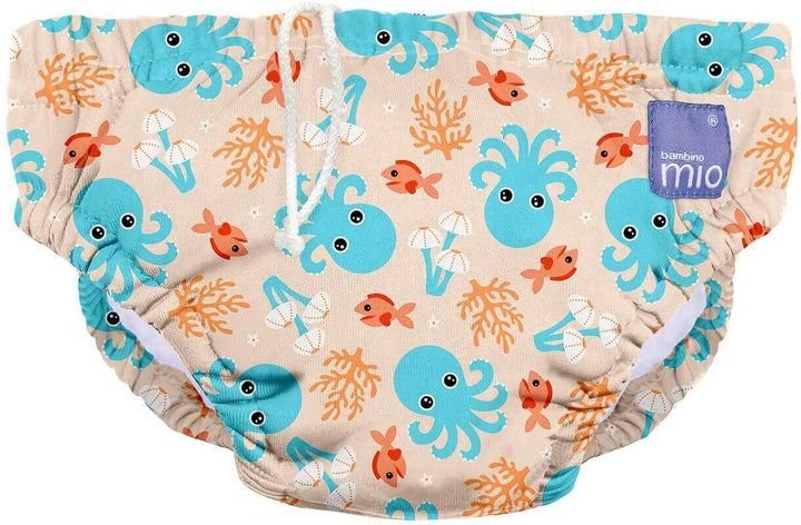 Bambino Mio Nice and Nautical Reusable Swim Nappy Colour: Anchors Away Size: Medium reusable swim nappies Earthlets