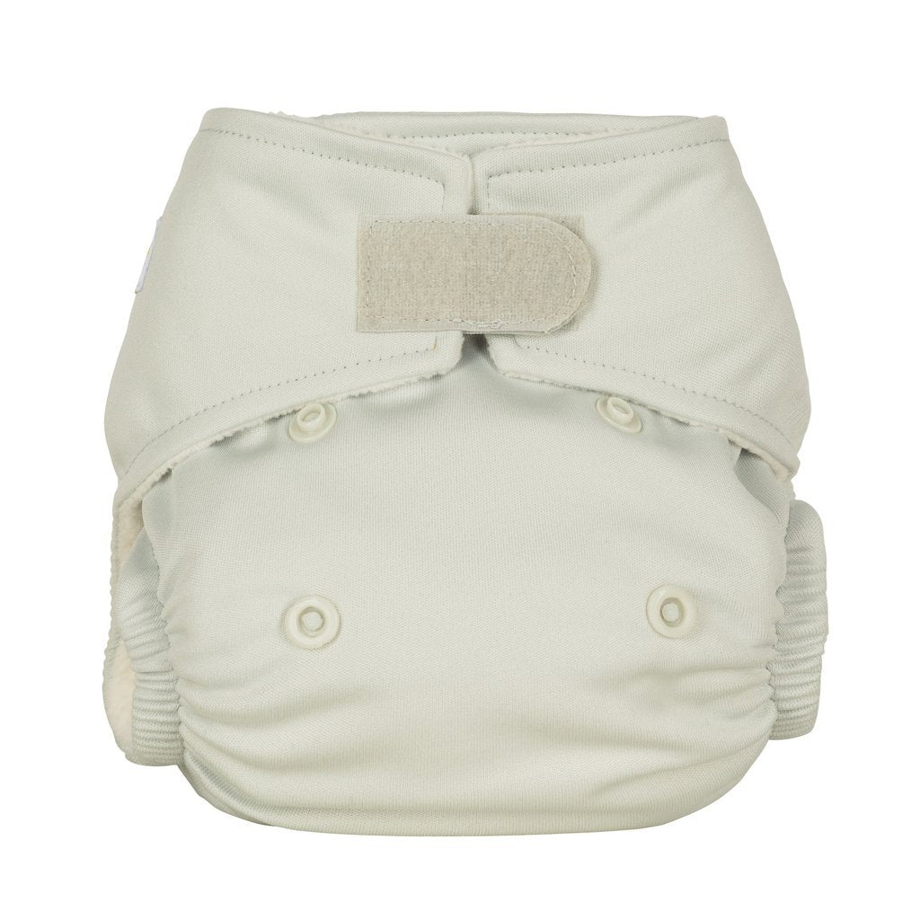 Baba + BooOne Size Reusable Nappy - PlainColour: Pearlreusable nappies all in one nappiesEarthlets
