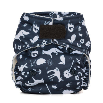 Baba + Boo| One Size Reusable Nappy - Prints | Earthlets.com |  | reusable nappies all in one nappies