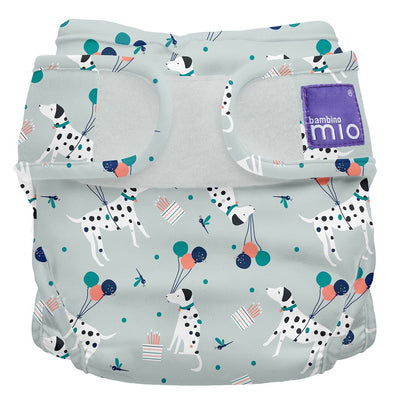Bambino MioMioduo Reusable Nappy CoverSize: Size 1Colour: Puppy Partyreusable nappies nappy coversEarthlets