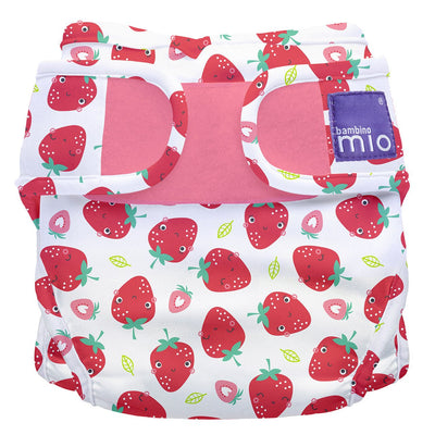 Bambino MioMioduo Reusable Nappy CoverSize: Size 1Colour: Strawberry Creamreusable nappies nappy coversEarthlets