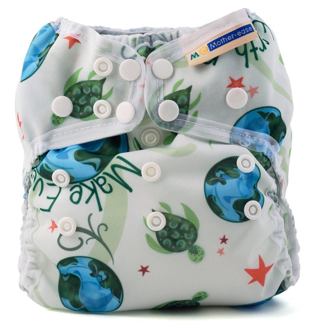 Mother-easeWizard Uno Stay Dry - NewbornColour: Earth DaySize: XSreusable nappies all in one nappiesEarthlets