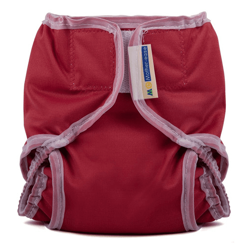 Mother-ease| Rikki Wrap Nappy Cover Cranberry | Earthlets.com |  | reusable nappies nappy covers