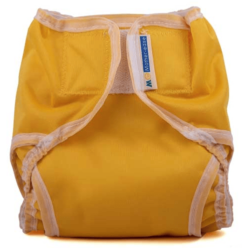 Mother-ease| Rikki Wrap Nappy Cover Mustard | Earthlets.com |  | reusable nappies nappy covers