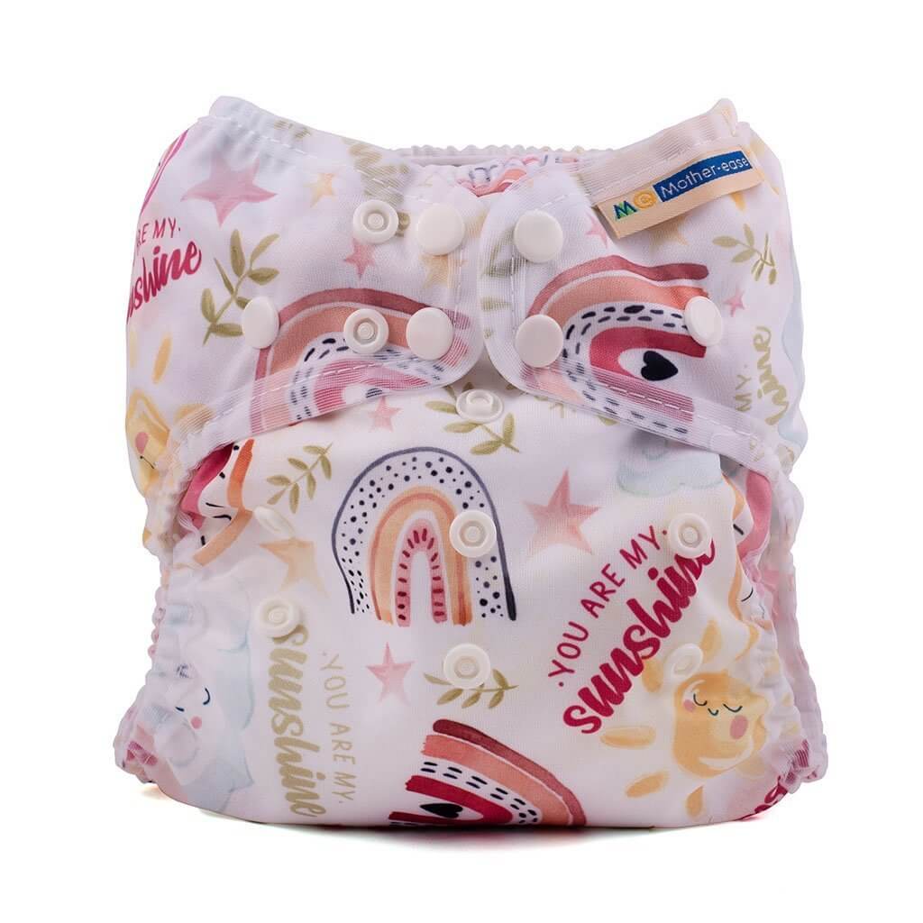 Mother-ease Wizard Uno Stay Dry - Newborn Colour: Dino Size: XS reusable nappies all in one nappies Earthlets