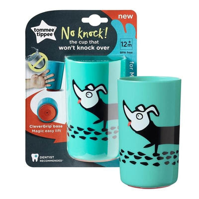 Tommee Tippee No Knock Cup - 300ml Colour: Green feeding cups & beakers Earthlets