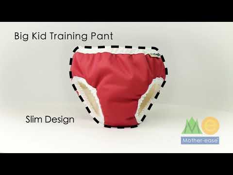 Mother-ease Big Kid Training Pants Colour: Bee Kind Size: S potty training reusable pants Earthlets