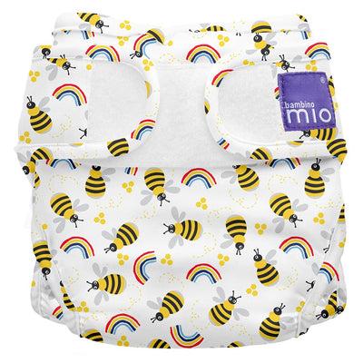 Bambino MioMioduo Reusable Nappy CoverSize: Size 1Colour: Honeybee Hivereusable nappies nappy coversEarthlets