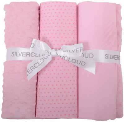East CoastCot Bed Bedding Bale PinkColour: Pinkblankets & swaddlingEarthlets