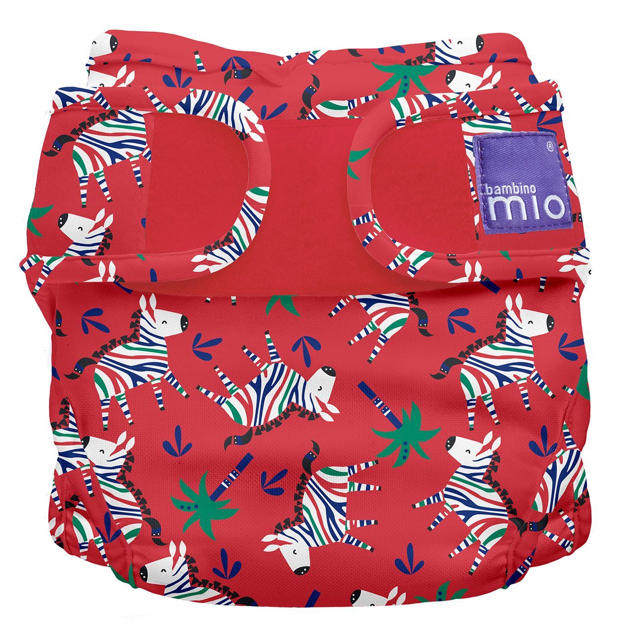 Bambino MioMioduo Reusable Nappy CoverSize: Size 1Colour: Zebra Dazzlereusable nappies nappy coversEarthlets